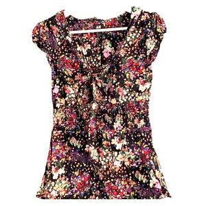 H&M cotton floral top
